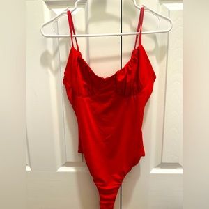 Red Princess Polly Bodysuit